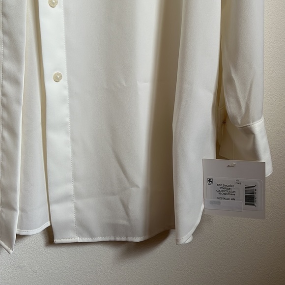 ELLEN TRACY • M • Cream - Picture 3 of 8